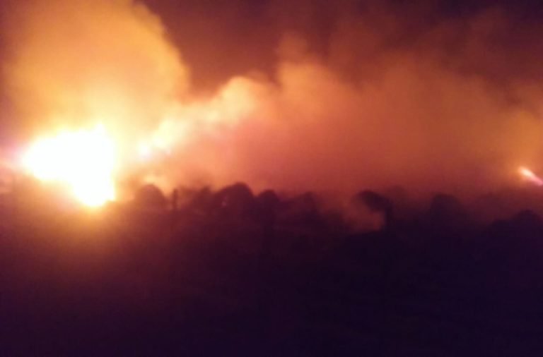 INCENDIO EN LA ZONA DE EL CHACAY