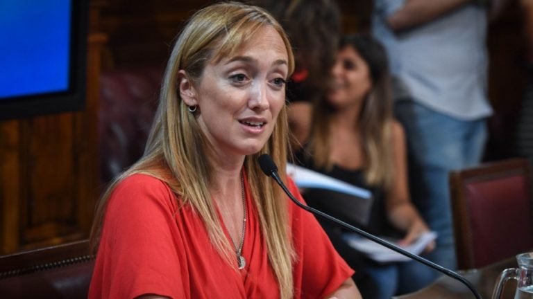 Portezuelo: Anabel Fernández Sagasti optó por guardar silencio