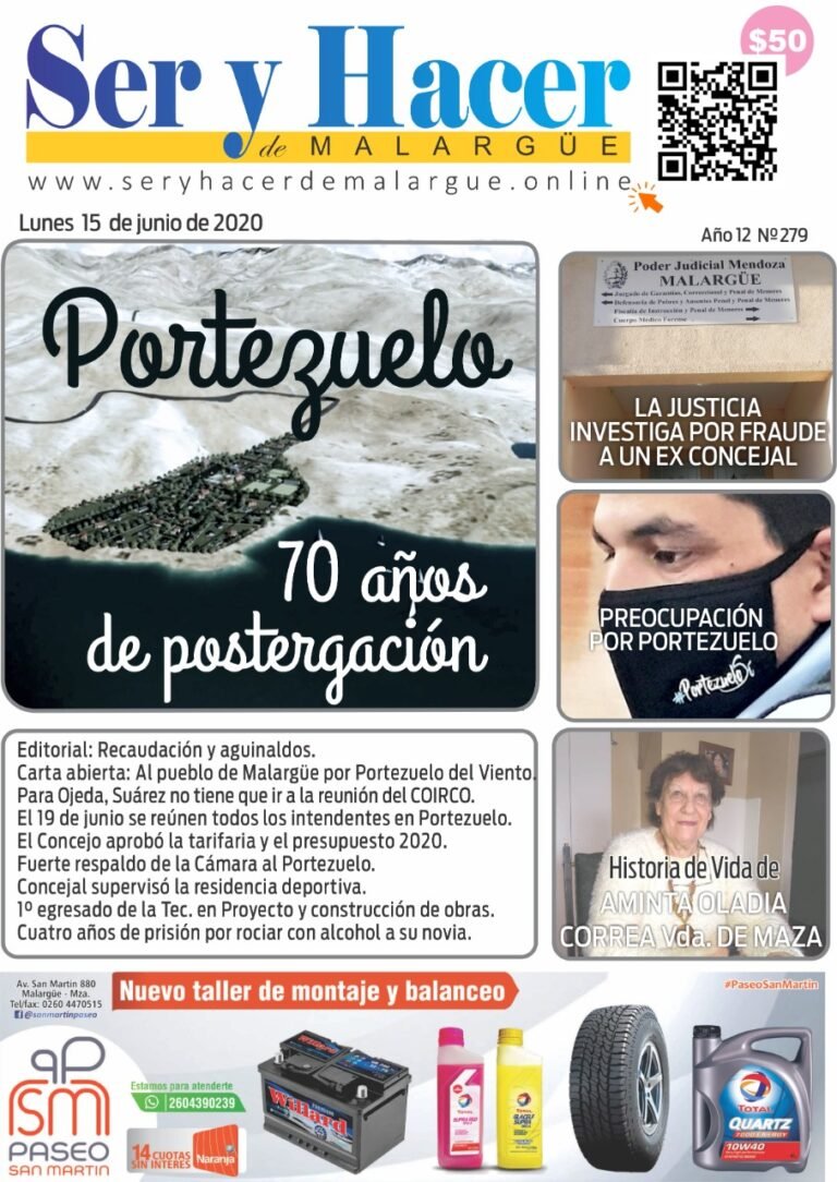 YA SALIÓ SER Y HACER IMPRESO Nro. 279