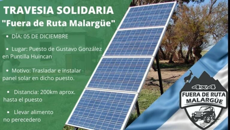 Fuera de ruta Malargüe, la solidaridad sobre ruedas