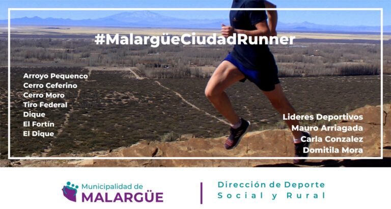 Actividades coordinadas abiertas al público de Malargüe Ciudad Runner