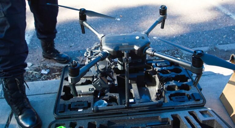 Utilizan dron para realizar operativos policiales