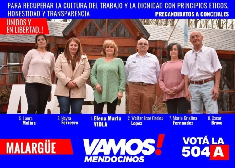 Proyectos de los precandidatos de “Vamos mendocinos” Malargüe