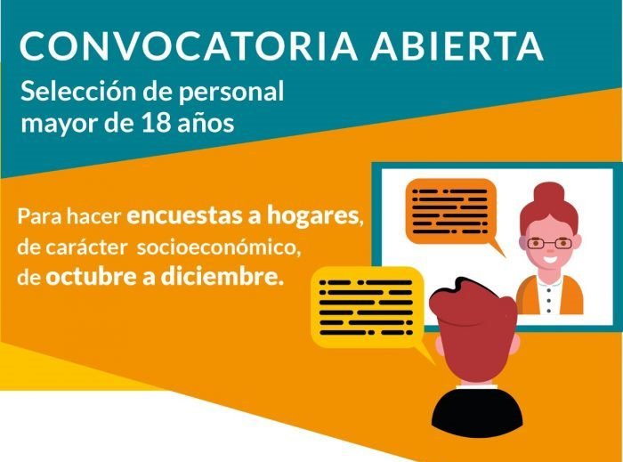 Seleccionarán personal para relevamientos socioeconómicos en hogares