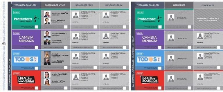 Boleta Única electoral, Mendoza avanza en su implementación