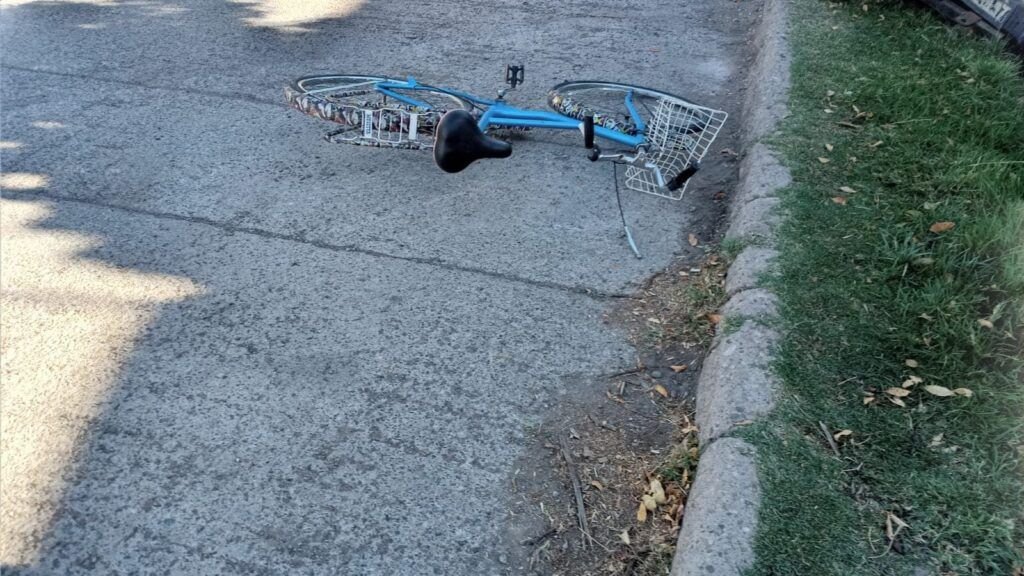 bicicleta accidente