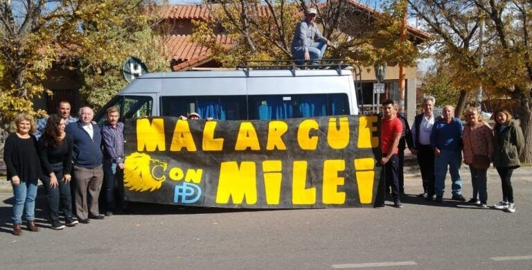 Malargüinos con Milei