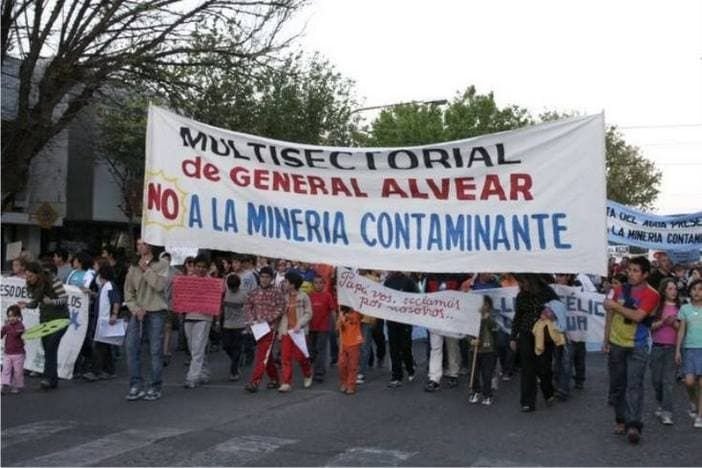 En Alvear ratificaron defensa de la ley 7.722, que frena minería metalífera