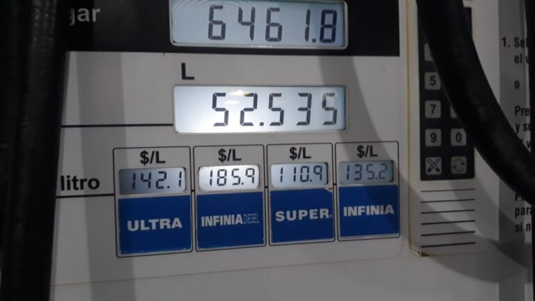YPF aumentó en promedio un 7,5% sus combustibles
