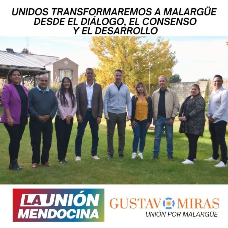 Gustavo Miras presenta lista de precandidatos y propuestas por el frente “La Unión Mendocina”