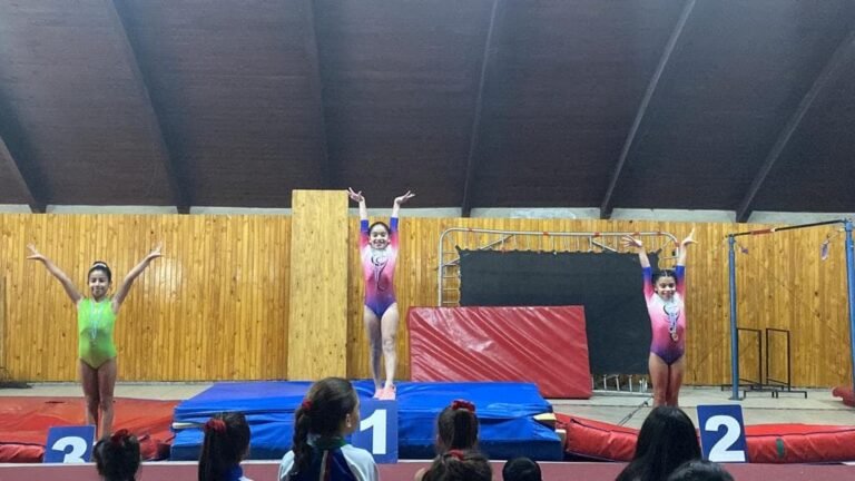 Malargüinas en el regional federativo de gimnasia artística