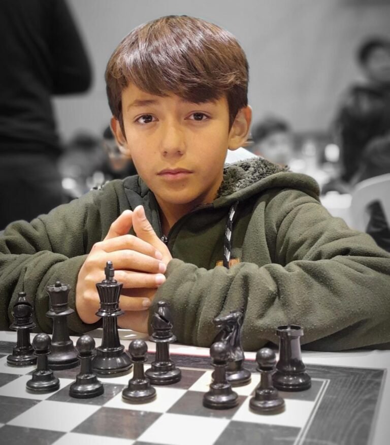El malargüino Francisco Jaque representará a Mendoza en juegos Evita de ajedrez