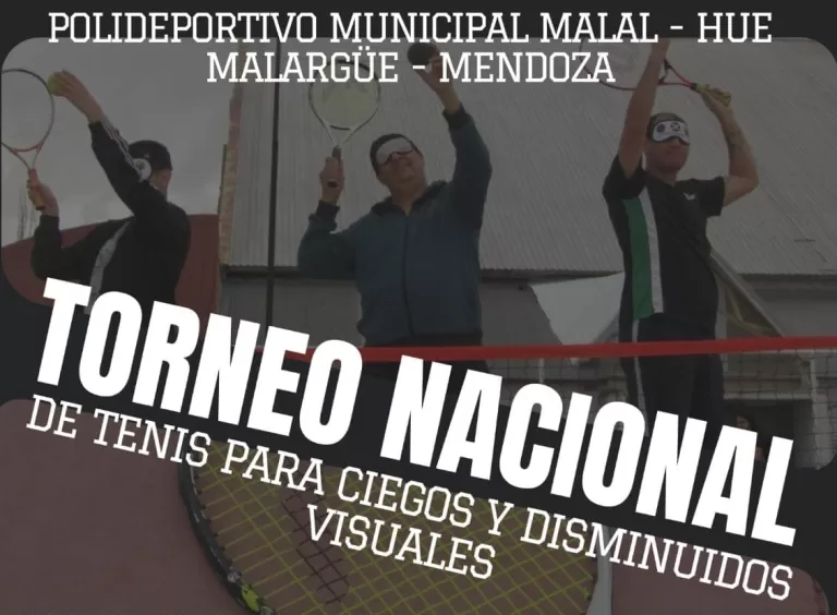 Malargüe será sede del Blind Tenis nacional