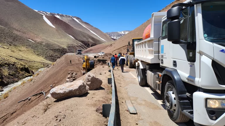 Vialidad informó trabajos en ruta a Paso Pehuenche