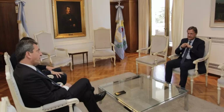 Suarez recibió al ministro Massa
