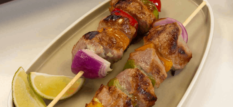 La receta del sábado, brochettes de cerdo marinadas