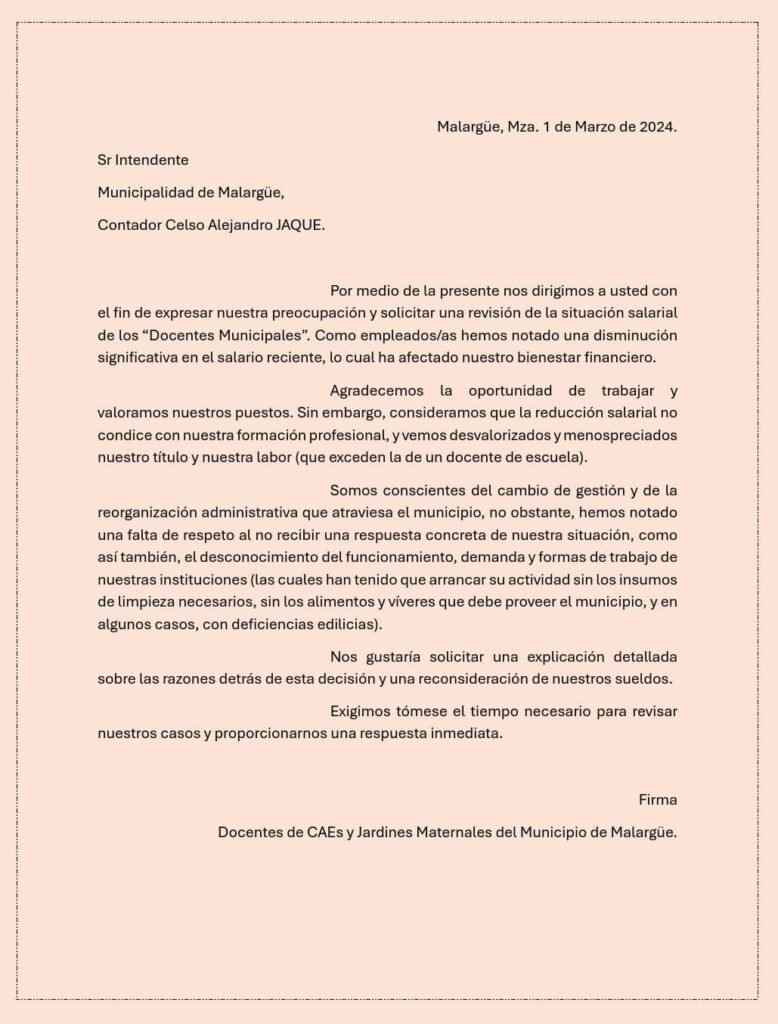 carta abierta 2