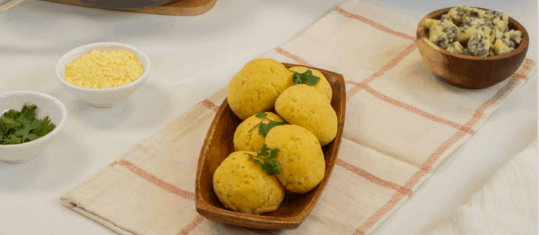 La receta del sábado hoy, chipa relleno de hongos y queso azul