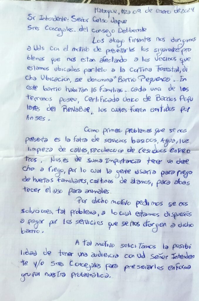 Vecinos reclaman reunirse con el Ejecutivo y el Concejo 5 vecinos 1