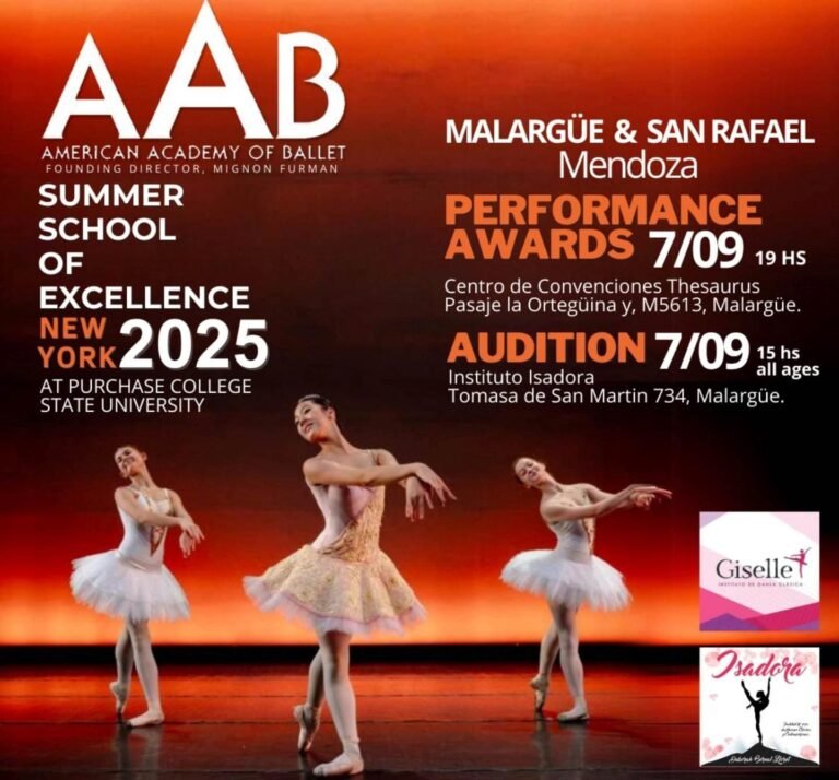 Malargüe recibe al American Academy Ballet para certificación y audiciones
