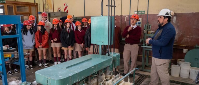 Alumnos de ESTIM en Dirección provincial de Minería