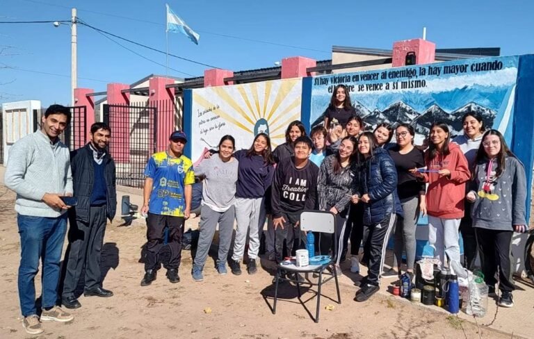 Concurso de murales sanmartinianos: jóvenes embellecen la ciudad