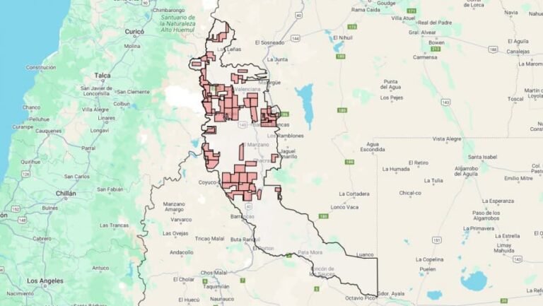 Se registraron decenas de minas en el Distrito Minero Malargüe