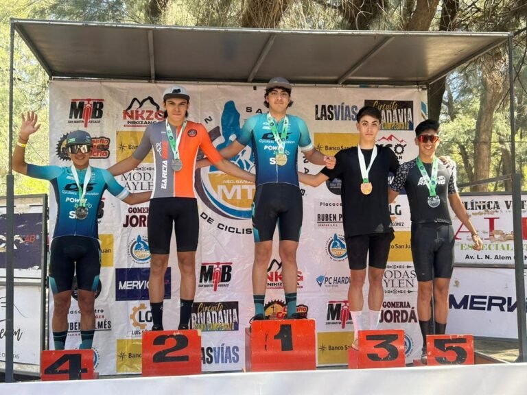 Malargüino Marcos Salcedo participó del Campeonato Sanjuanino de MTB