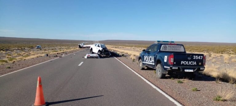 Siniestro fatal en Ruta 40 Pareditas-El Sosneado