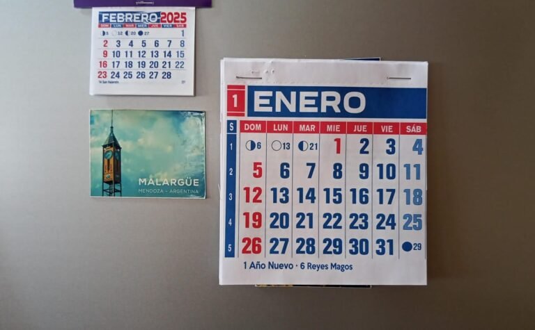 Calendario de feriados 2025