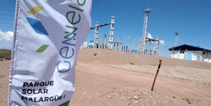 parque solar y planta electrica