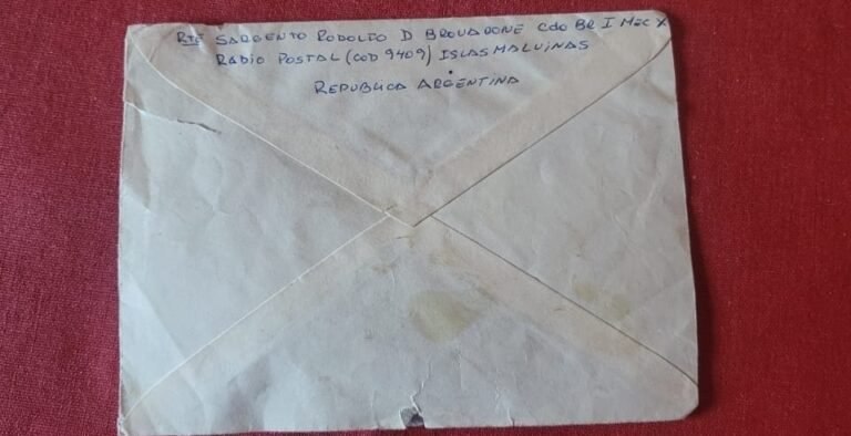 Emotivo testimonio de un soldado argentino desde Malvinas en 1982