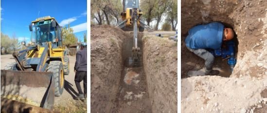 Polémica por una obra de agua en La Junta