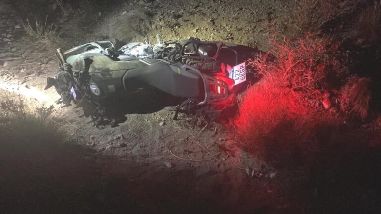 Motociclista falleció en El Chihuido