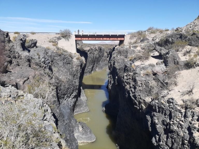 Paisajes extraordinarios en una ruta abandonada a su suerte en el sur de Mendoza