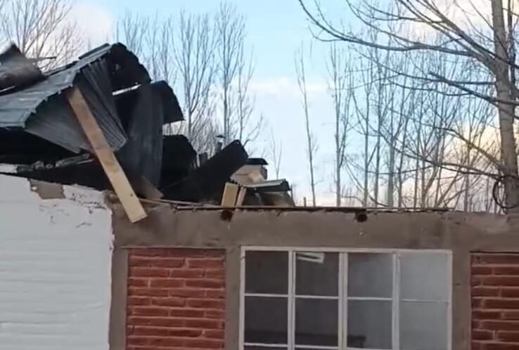 El viento azotó al Club Energía Atómica