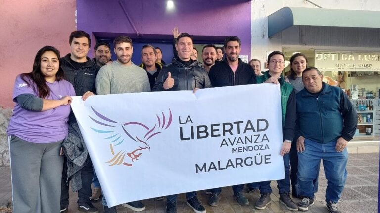 Facundo Correa Llano encabezó la inauguración de sede de La Libertad Avanza en Malargüe