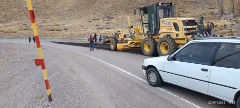 Vialidad reparó la ruta provincial 222 a Las Leñas