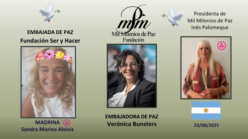 La Fundación Ser y Hacer fue distinguida como Embajada de Paz en la 98ª Ceremonia Internacional 2 Diapositiva9