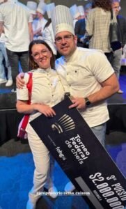 Malargüe logra el tercer puesto en el Torneo Federal de Chef 6 Jéssica Nair Praderio y Víctor Emanuel Castro. Foto redes sociales
