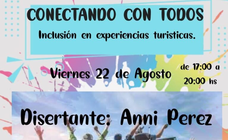 Conectando con Todos: una charla para promover la inclusión en experiencias turísticas
