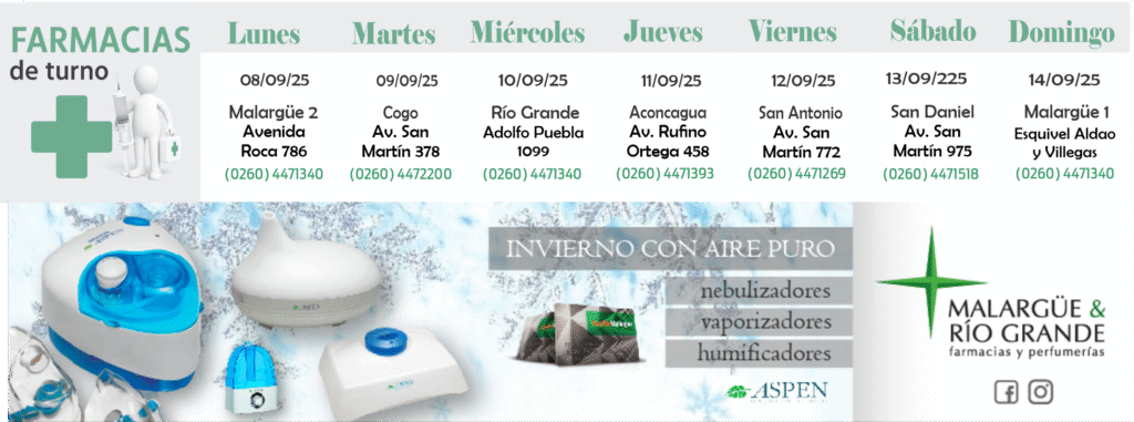 8 9 farmacias de turno