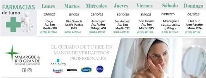 27 10 farmacias de turno