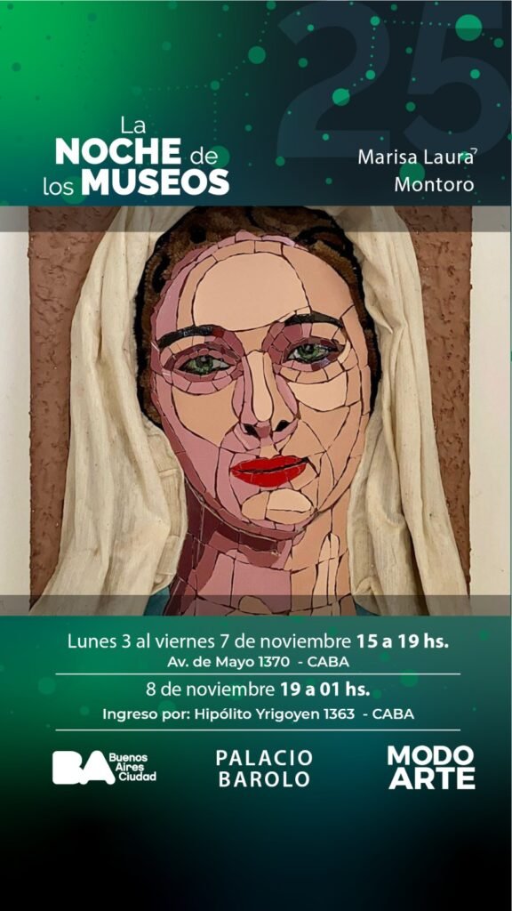 Marisa Laura Montoro: “El arte es una forma de dar gracias, expresar y sentir que estoy viva” 6 noche de los museos 1