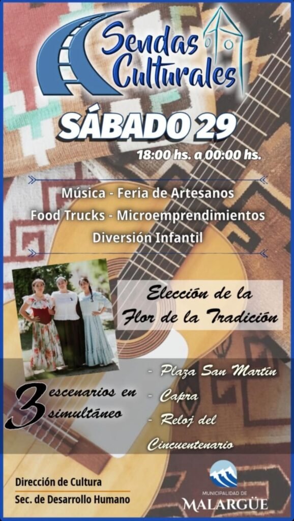 Agenda cultural y recreativa del fin de semana en Malargüe 5 Imagen de WhatsApp 2025 11 28 a las 11.19.37 f38b7ed1