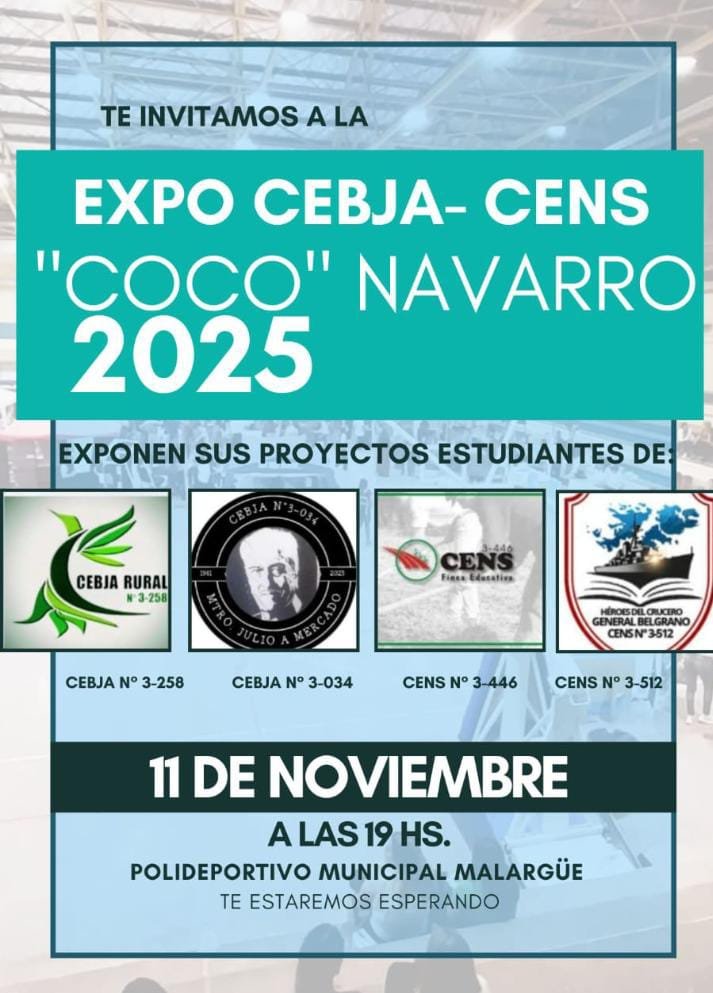 La Expo CEBJA-CENS “Coco Navarro 2025” mostrará el talento y esfuerzo de jóvenes y adultos. 5 WhatsApp Image 2025 11 10 at 4.13.35 PM