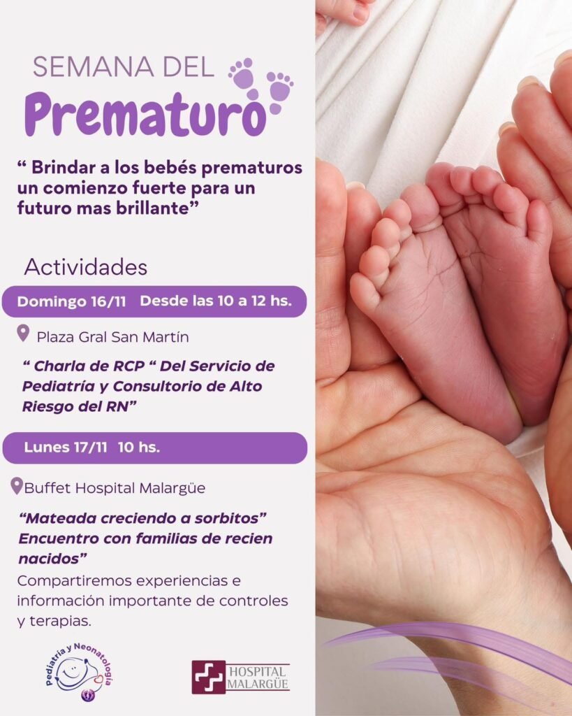 Semana del Prematuro en Malargüe: actividades, capacitación y presencia del Hospital en el aniversario de la ciudad. 7 WhatsApp Image 2025 11 13 at 6.20.45 PM