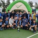 Hockey Internacional Sub-16 en Entre Ríos: Dante Mesa copa y medalla por el subcampeonato obtenido