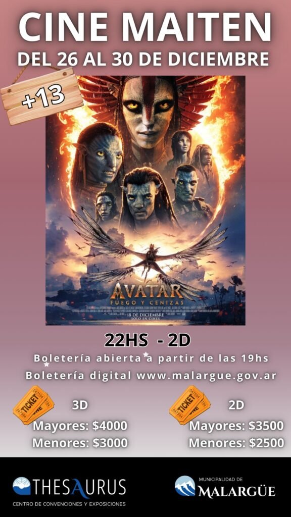 Agenda cultural y recreativa del fin de semana en Malargüe: música, cine y paseos para toda la familia 7 WhatsApp Image 2025 12 26 at 11.40.44 AM