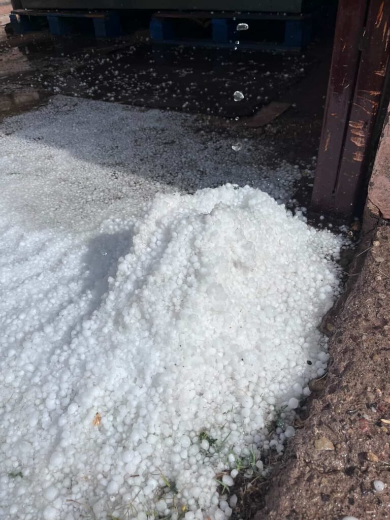 Fuerte tormenta en Malargüe: en 6 minutos cayeron 24 mm y granizo de 3 cm 2 9B0254F6 223F 4278 8C61 E0D152429AD9